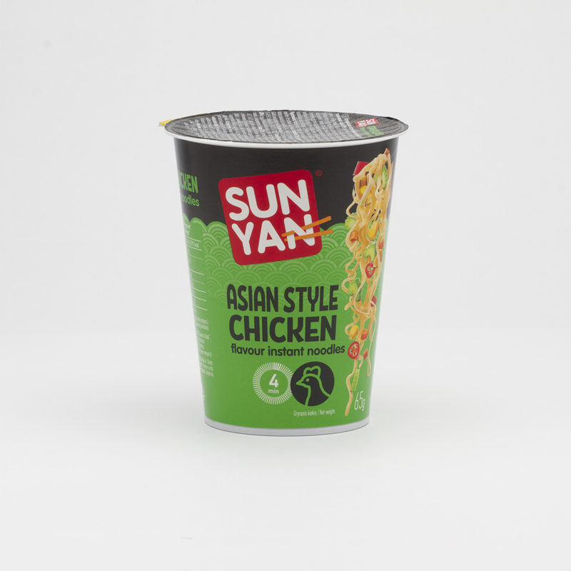 SUN YAN CUP ASIAN STYLE CHICKEN NOODLES