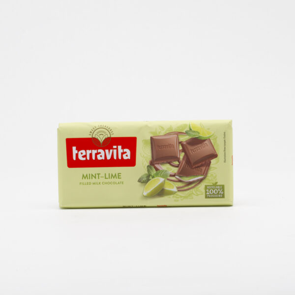 MILK CHOCOLATE WITH MINT- LIME FILLING