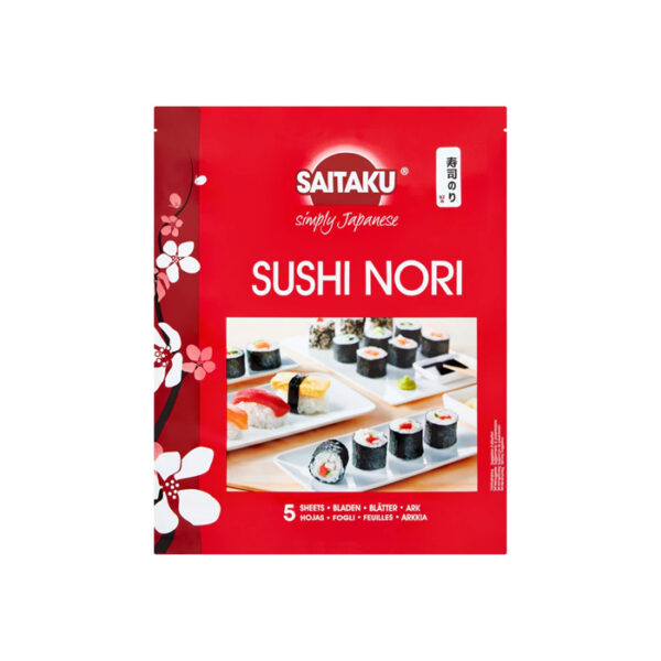 SAITAKU SUSHI NORI SEAWEED 5 SHEETS