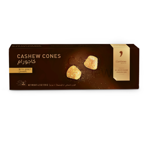 Cashew Cones – With Honey