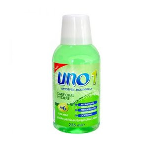 UNO 1 COOL MINT ANTISEPTIC MOUTHWASH