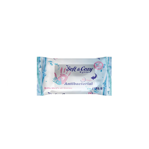 SOFT & COZY ANTI BACTERIAL WIPES 15