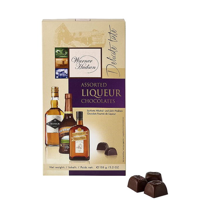 WARNER HUDSON ASSORTED LIQUER CHOC