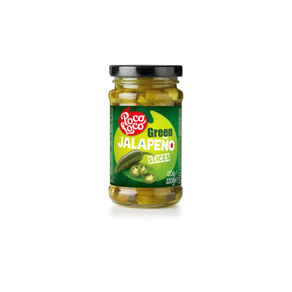 HOT SLICED GREEN JALAPENOS