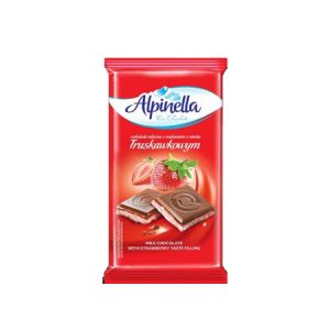 ALPINELLA STRAWBERRY FILLED MILK CHOCOLATE 90 GR