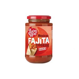 POCO LOCO JAR SALSA FAJITA 410 G/1X12