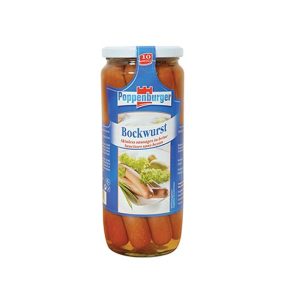 POPPENBURGER BOCKWURST 10PCS PORK 720G