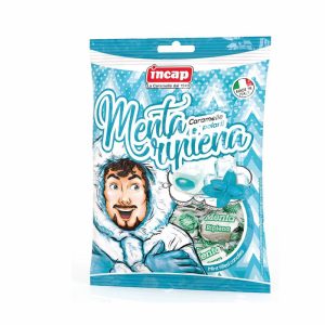 INCAP MINT FLAVOR FILLED CANDIES "MENTA RIPIENA" 125 GR GF