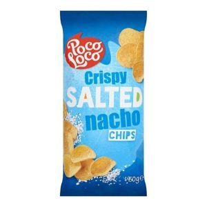 POCO LOCO CHIPS CRISPY SALT NACHO 450 GR