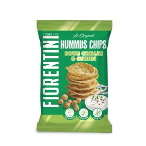 FIORENTINI CHIPS HUMMUS ORGANIC CHICKPEA SOUR CREAM & ONION 45 GR