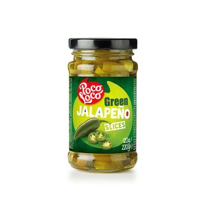 POCO LOCO HOT SLICED GREEN JALAPENOS 225 Gr