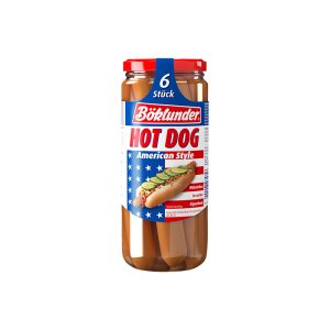BOKLUNDER 6 AMERICAN STYLE HOT DOG 300G