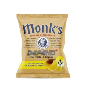 MONKS DEFEND WITH HONEY & LEMON BAG 46 GR