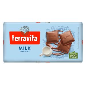 TERRAVITA MILK CHOCOLATE 32% CACOA 100 GR