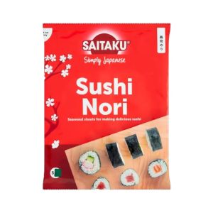 SAITAKU SUSHI NORI SEAWEED 5 SHEETS 14G