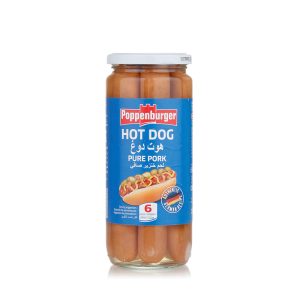 POPPENBURGER USA HOT DOG 6PCS PORK 300G