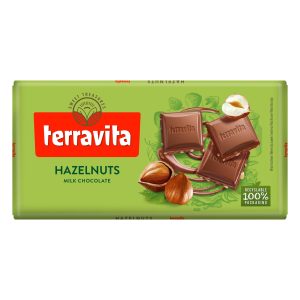 TERRAVITA HAZELNUT MILK CHOCOLATE 32% CACOA 100 GR