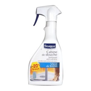 STARWAX NETTOY CABINE DOUCHE 500ML+100MLGRATUITS