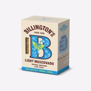BILLINGTON'S BOX LIGHT MUSCOVADO SUGAR 500G