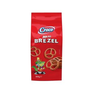 CROCO MAXI  BREZEL SALT 300GR BAG