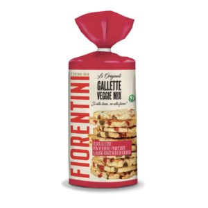 FIORENTINI CAKES VEGGIE MIX WITH VEGTABLES GLUTEN FREE 120GR